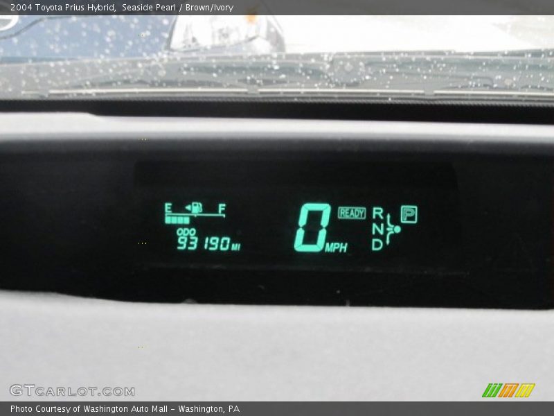 Seaside Pearl / Brown/Ivory 2004 Toyota Prius Hybrid