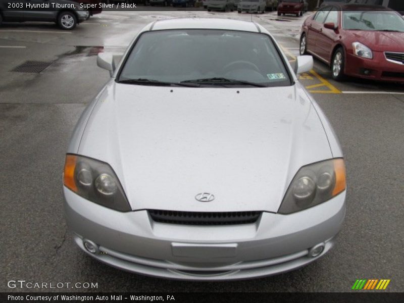 Super Silver / Black 2003 Hyundai Tiburon