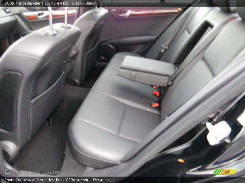 Black / Black 2009 Mercedes-Benz C 300 4Matic
