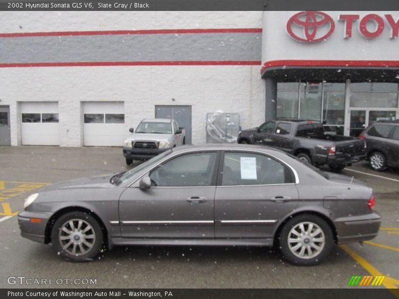 Slate Gray / Black 2002 Hyundai Sonata GLS V6