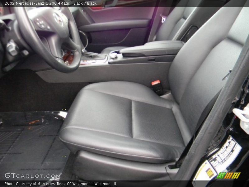 Black / Black 2009 Mercedes-Benz C 300 4Matic