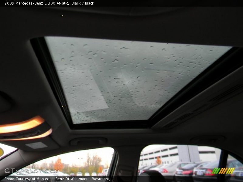 Black / Black 2009 Mercedes-Benz C 300 4Matic