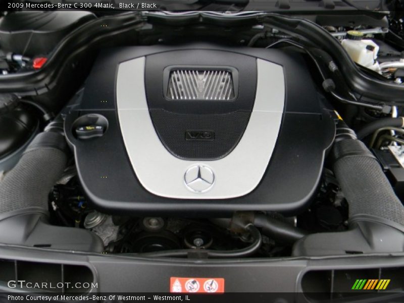 Black / Black 2009 Mercedes-Benz C 300 4Matic