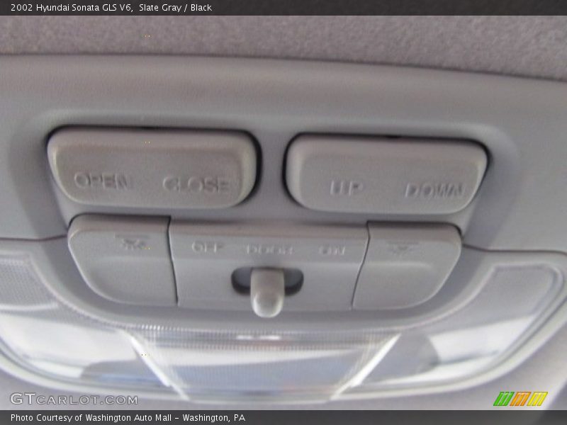 Slate Gray / Black 2002 Hyundai Sonata GLS V6