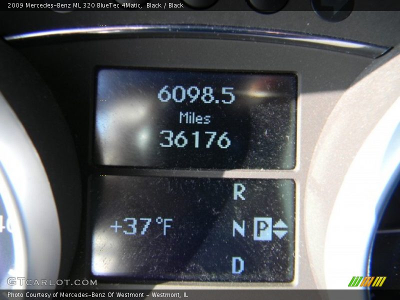 Black / Black 2009 Mercedes-Benz ML 320 BlueTec 4Matic
