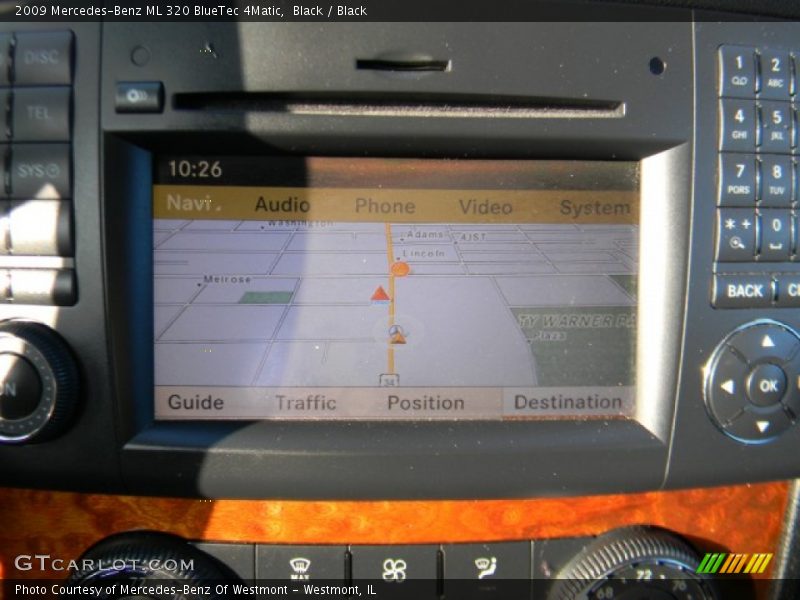 Black / Black 2009 Mercedes-Benz ML 320 BlueTec 4Matic