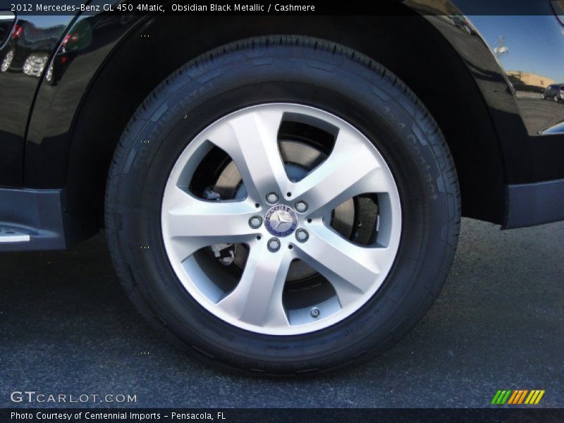 Obsidian Black Metallic / Cashmere 2012 Mercedes-Benz GL 450 4Matic