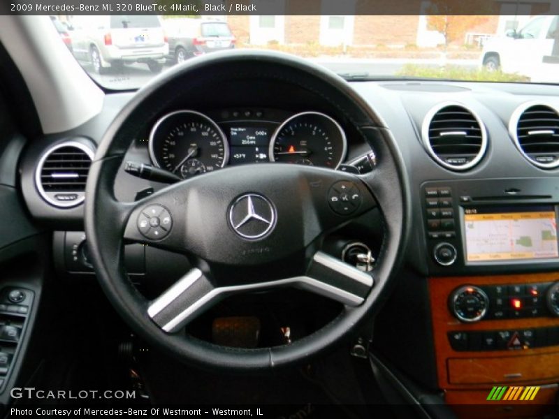 Black / Black 2009 Mercedes-Benz ML 320 BlueTec 4Matic
