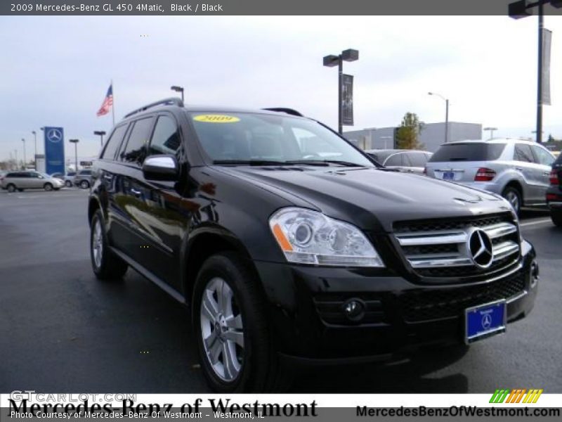 Black / Black 2009 Mercedes-Benz GL 450 4Matic