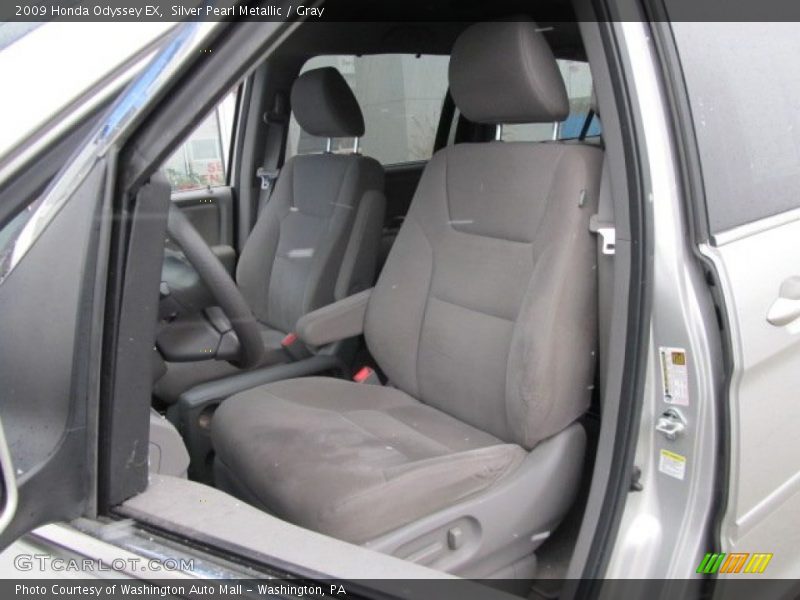 Silver Pearl Metallic / Gray 2009 Honda Odyssey EX