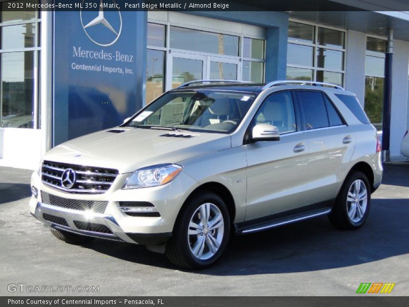 Pearl Beige Metallic / Almond Beige 2012 Mercedes-Benz ML 350 4Matic