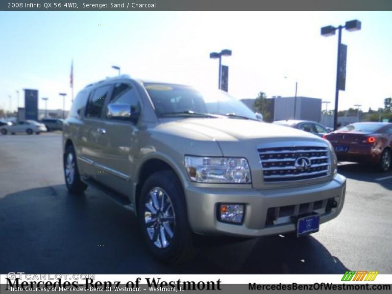 Serengeti Sand / Charcoal 2008 Infiniti QX 56 4WD