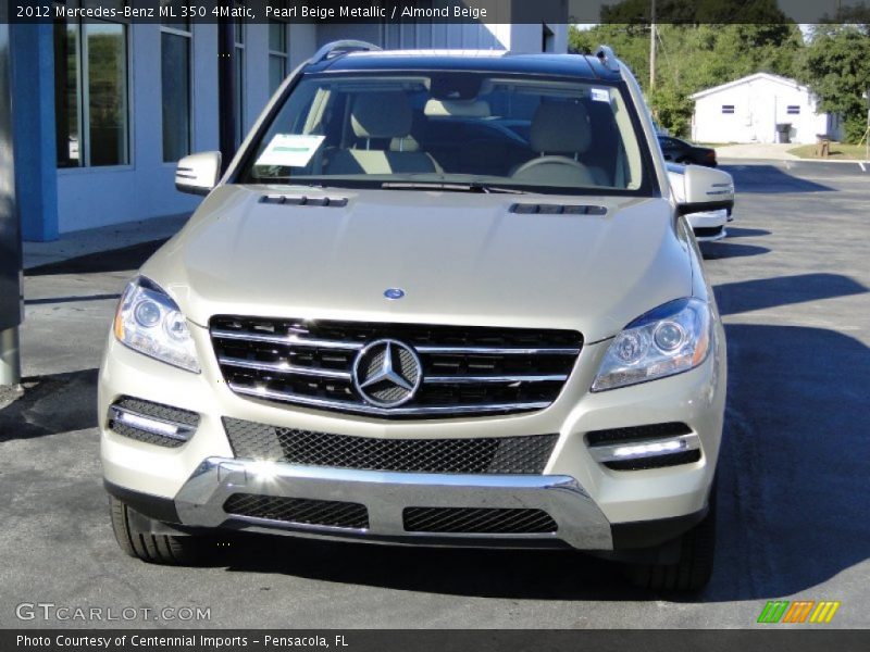 Pearl Beige Metallic / Almond Beige 2012 Mercedes-Benz ML 350 4Matic