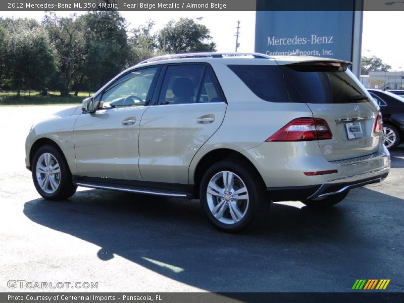 Pearl Beige Metallic / Almond Beige 2012 Mercedes-Benz ML 350 4Matic