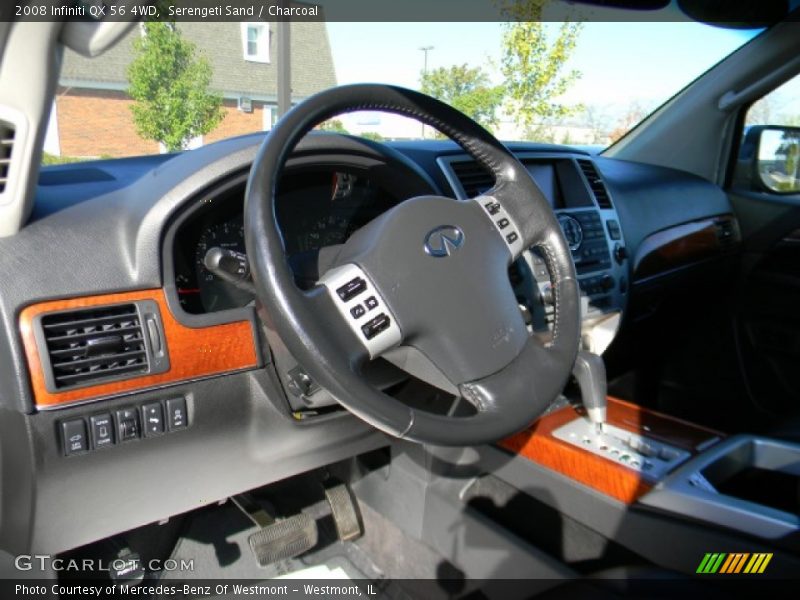Serengeti Sand / Charcoal 2008 Infiniti QX 56 4WD