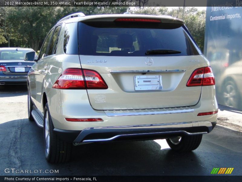 Pearl Beige Metallic / Almond Beige 2012 Mercedes-Benz ML 350 4Matic