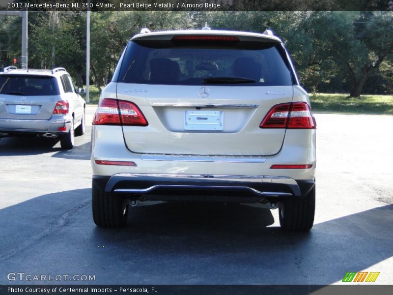 Pearl Beige Metallic / Almond Beige 2012 Mercedes-Benz ML 350 4Matic