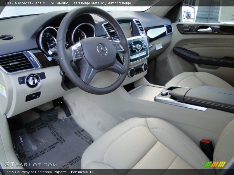 Pearl Beige Metallic / Almond Beige 2012 Mercedes-Benz ML 350 4Matic