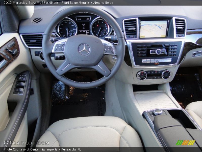 Pearl Beige Metallic / Almond Beige 2012 Mercedes-Benz ML 350 4Matic