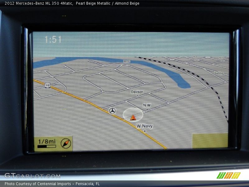 Pearl Beige Metallic / Almond Beige 2012 Mercedes-Benz ML 350 4Matic