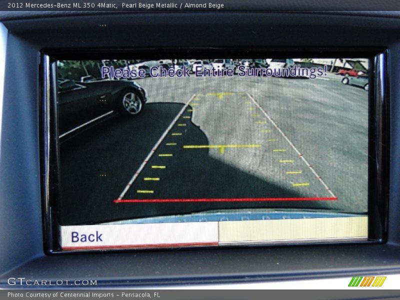 Pearl Beige Metallic / Almond Beige 2012 Mercedes-Benz ML 350 4Matic