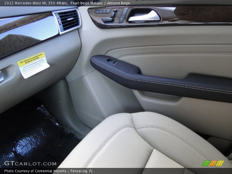 Pearl Beige Metallic / Almond Beige 2012 Mercedes-Benz ML 350 4Matic