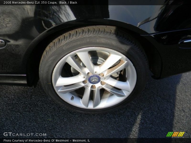 Black / Black 2008 Mercedes-Benz CLK 350 Coupe