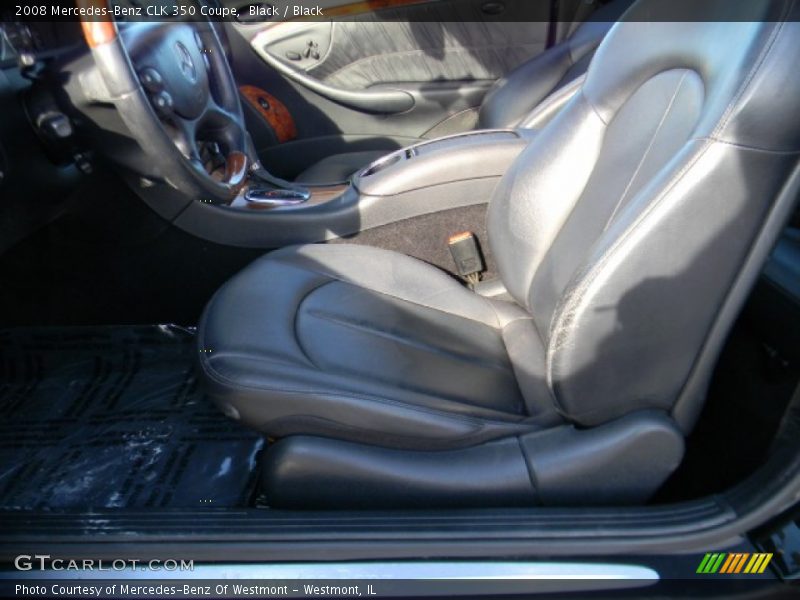 Black / Black 2008 Mercedes-Benz CLK 350 Coupe