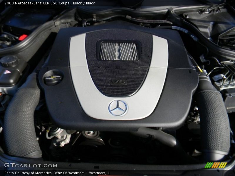 Black / Black 2008 Mercedes-Benz CLK 350 Coupe