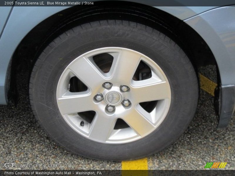 Blue Mirage Metallic / Stone 2005 Toyota Sienna LE