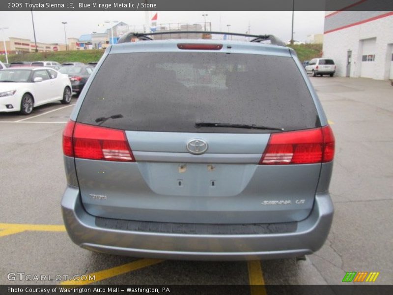 Blue Mirage Metallic / Stone 2005 Toyota Sienna LE