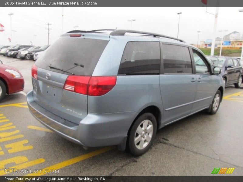Blue Mirage Metallic / Stone 2005 Toyota Sienna LE