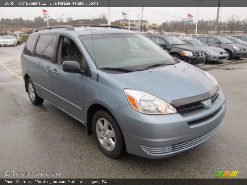 Blue Mirage Metallic / Stone 2005 Toyota Sienna LE