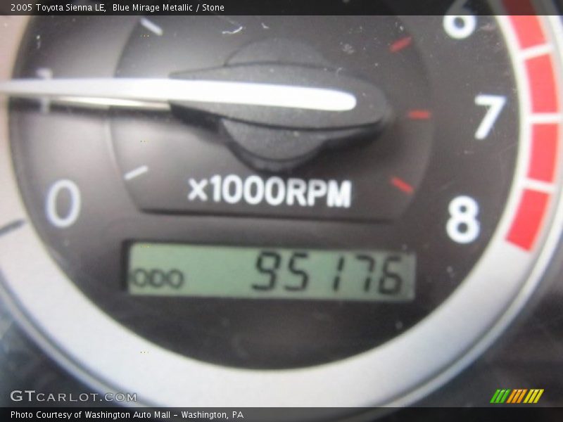 Blue Mirage Metallic / Stone 2005 Toyota Sienna LE