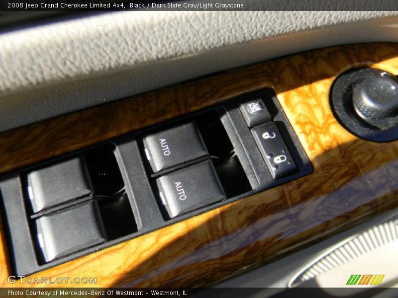 Black / Dark Slate Gray/Light Graystone 2008 Jeep Grand Cherokee Limited 4x4