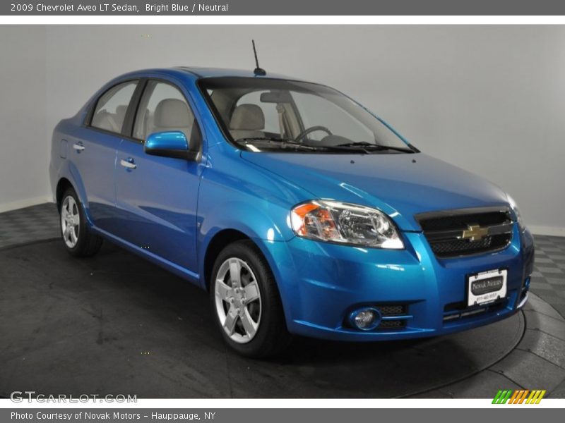 Bright Blue / Neutral 2009 Chevrolet Aveo LT Sedan