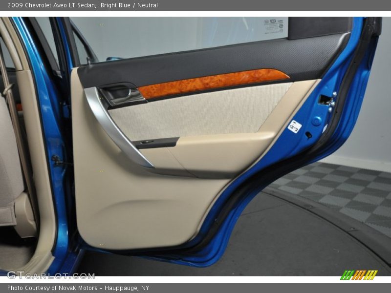 Bright Blue / Neutral 2009 Chevrolet Aveo LT Sedan