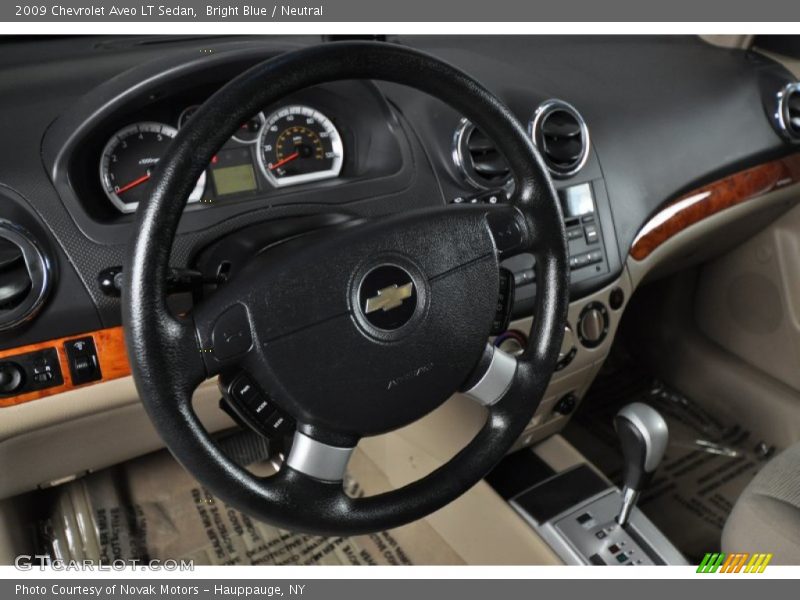 Bright Blue / Neutral 2009 Chevrolet Aveo LT Sedan