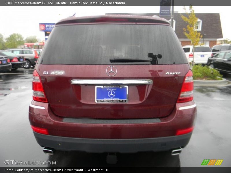 Barolo Red Metallic / Macadamia 2008 Mercedes-Benz GL 450 4Matic