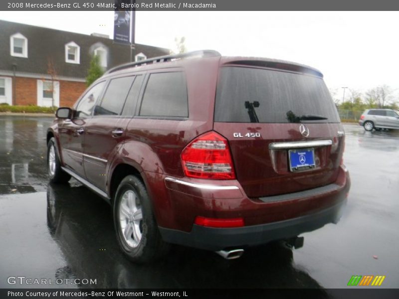 Barolo Red Metallic / Macadamia 2008 Mercedes-Benz GL 450 4Matic