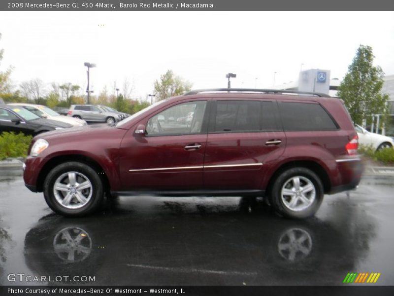 Barolo Red Metallic / Macadamia 2008 Mercedes-Benz GL 450 4Matic
