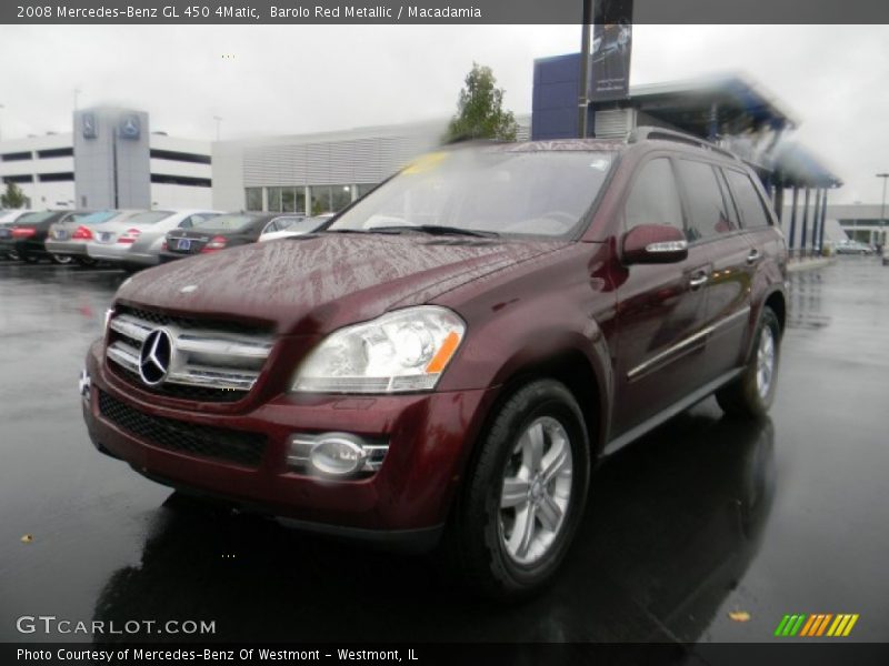 Barolo Red Metallic / Macadamia 2008 Mercedes-Benz GL 450 4Matic