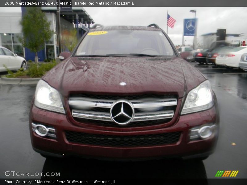 Barolo Red Metallic / Macadamia 2008 Mercedes-Benz GL 450 4Matic