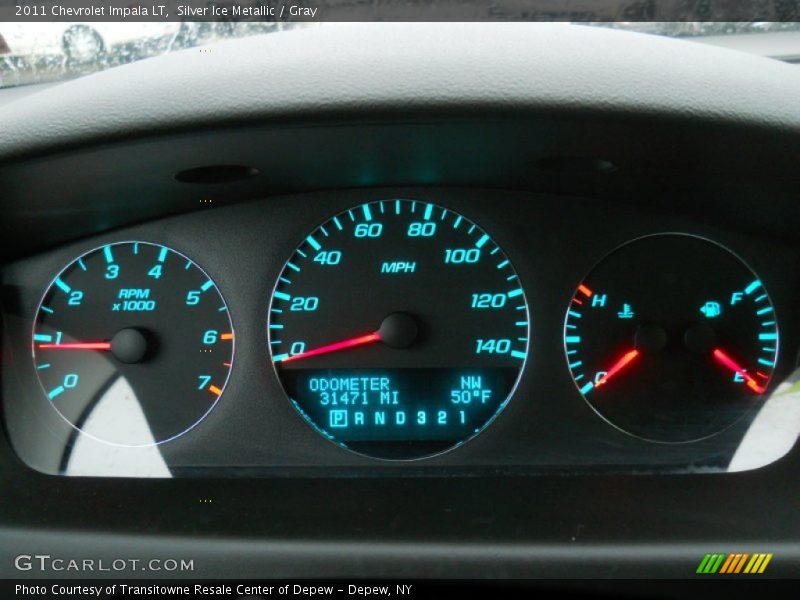 Silver Ice Metallic / Gray 2011 Chevrolet Impala LT