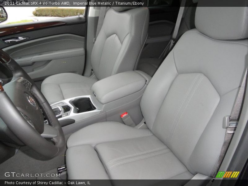 Imperial Blue Metallic / Titanium/Ebony 2011 Cadillac SRX 4 V6 Turbo AWD