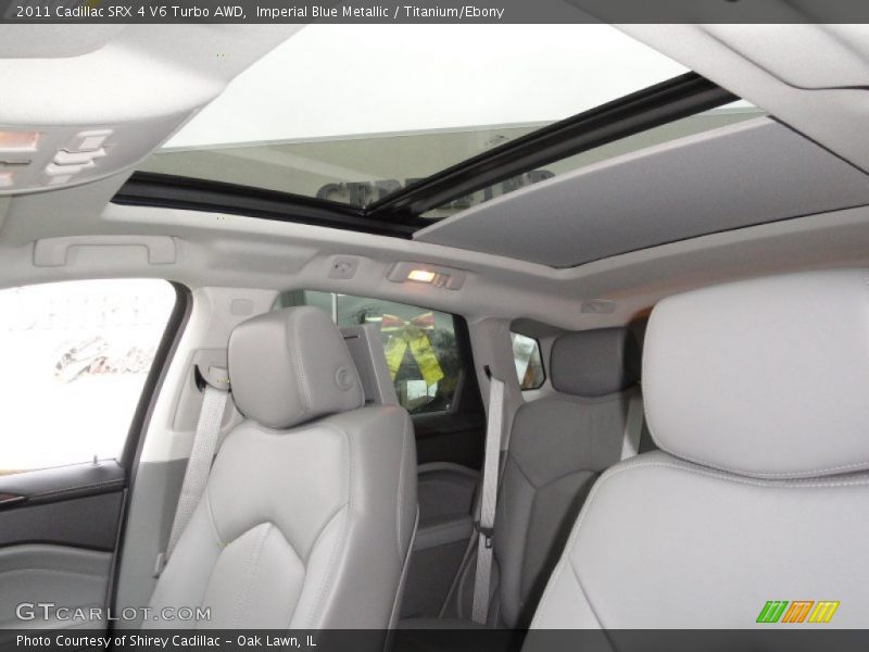 Imperial Blue Metallic / Titanium/Ebony 2011 Cadillac SRX 4 V6 Turbo AWD