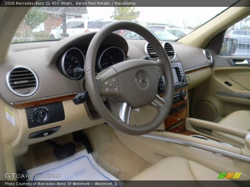Barolo Red Metallic / Macadamia 2008 Mercedes-Benz GL 450 4Matic
