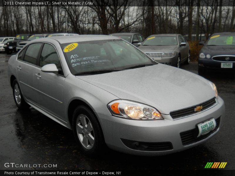 Silver Ice Metallic / Gray 2011 Chevrolet Impala LT