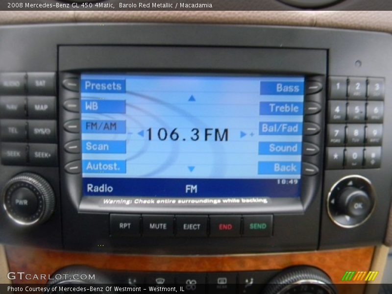 Barolo Red Metallic / Macadamia 2008 Mercedes-Benz GL 450 4Matic