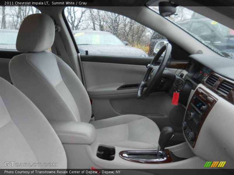 Summit White / Gray 2011 Chevrolet Impala LT